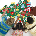 DIY Felt Christmas Tree Advent — 41 Detachable Ornaments, Kids Wall Countdown