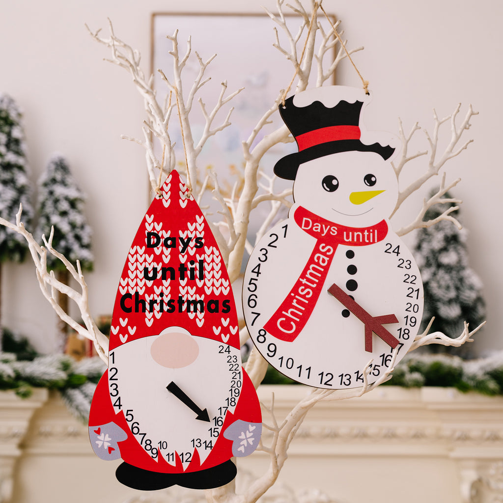 Pointer Hang Ornament Advent — Wooden Countdown Décor