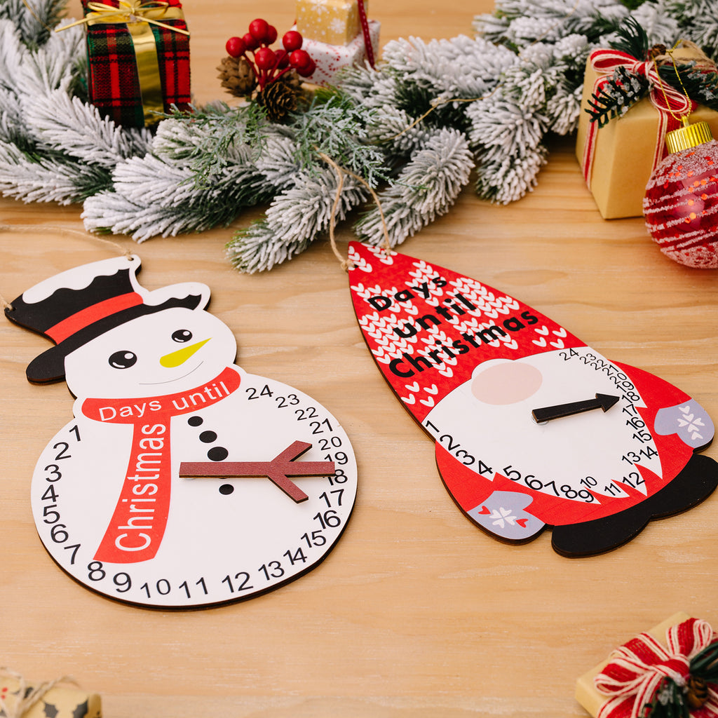 Pointer Hang Ornament Advent — Wooden Countdown Décor