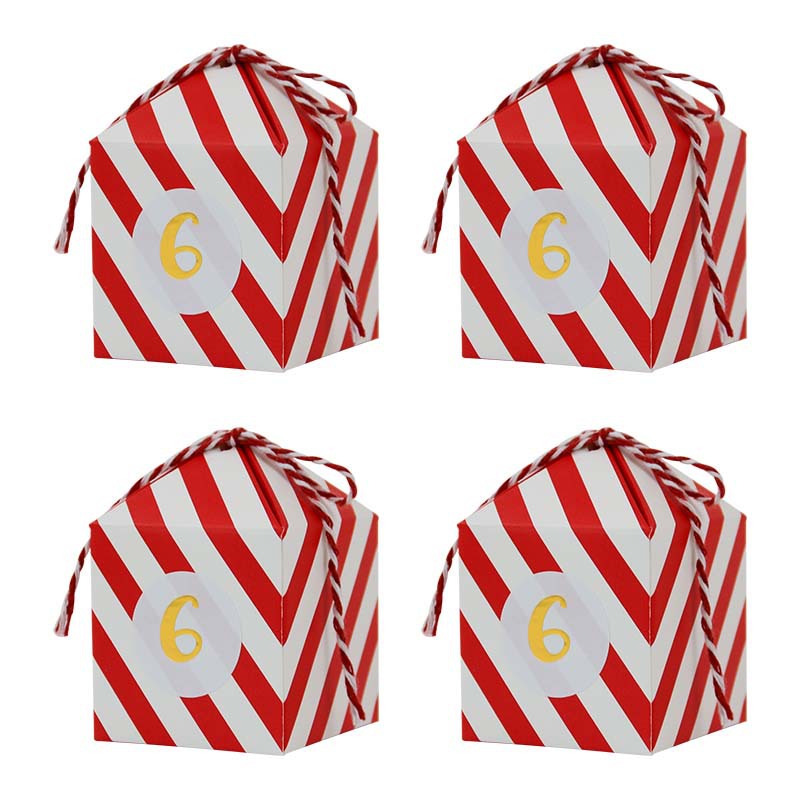 Gold-Stamp Candy Boxes Advent — Fill-Your-Own Countdown