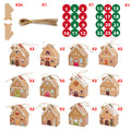 Gingerbread Kraft Boxes Advent — Fill-Your-Own Countdown