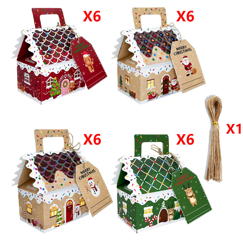 Gingerbread Kraft Boxes Advent — Fill-Your-Own Countdown