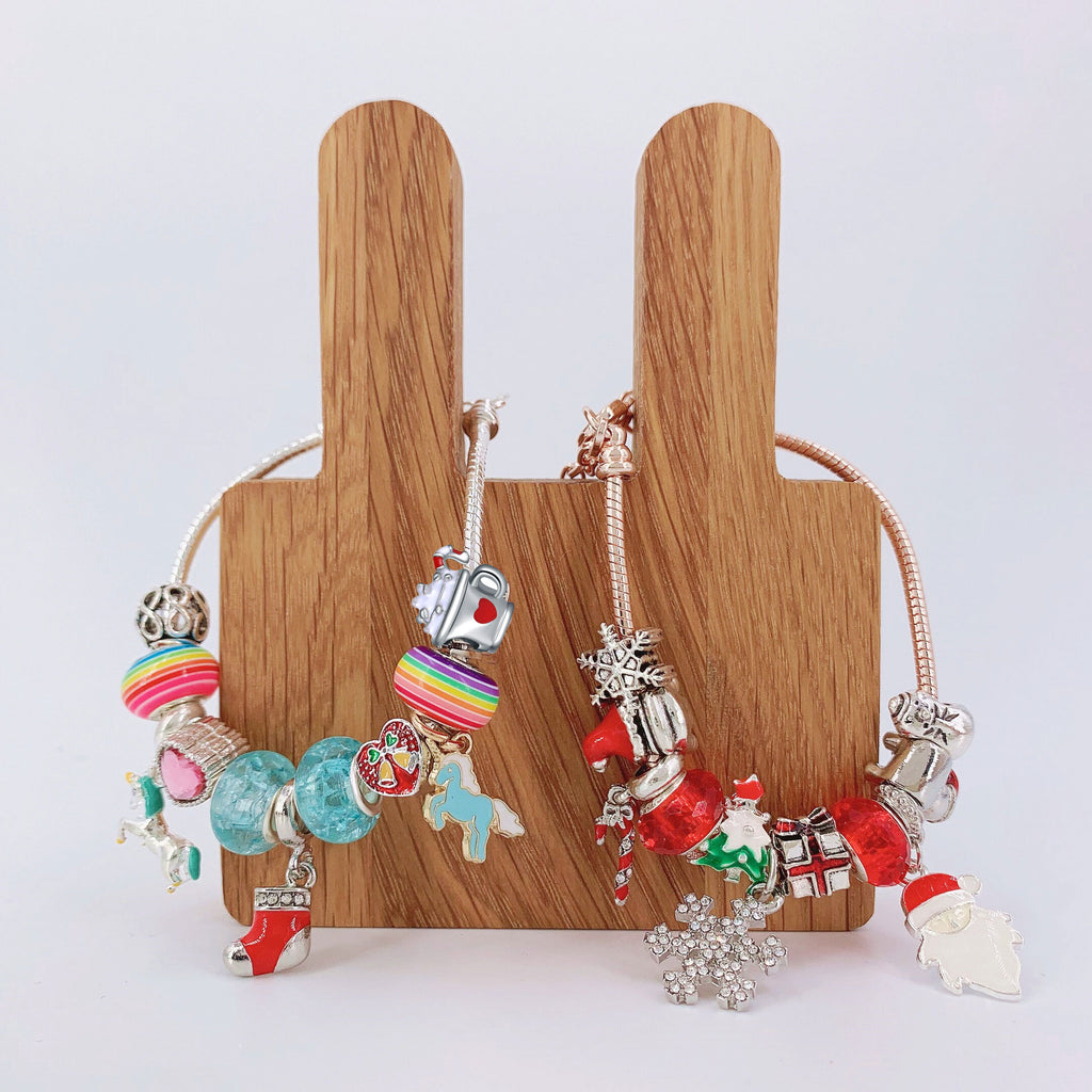 Enamel DIY Jewelry Advent Calendar — Charm Bracelet & Necklace Kit
