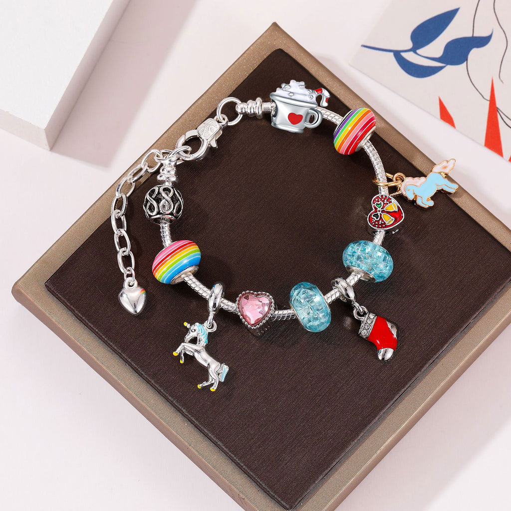 Enamel DIY Jewelry Advent Calendar — Charm Bracelet & Necklace Kit