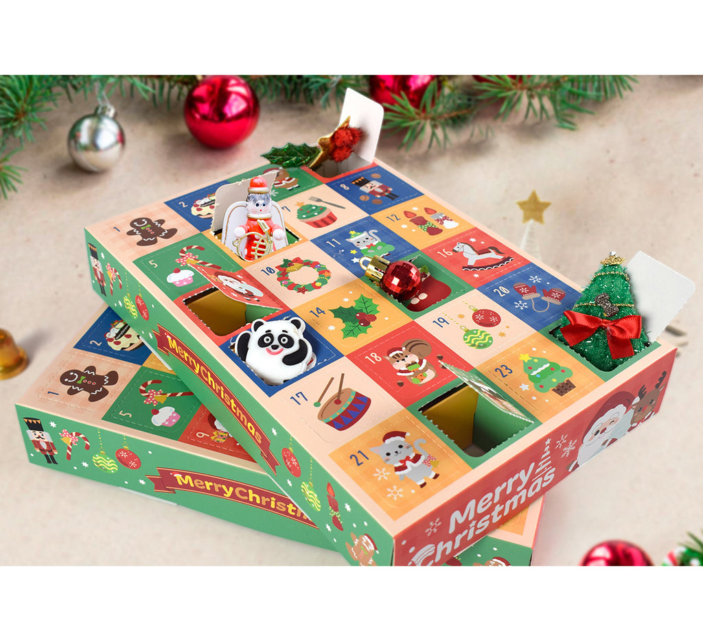 Christmas Empty Poke Advent Box — Fill-Your-Own Countdown
