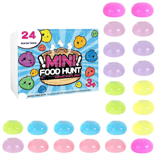 Crystal Squishy Advent Calendar — 24 Stress-Relief Toys
