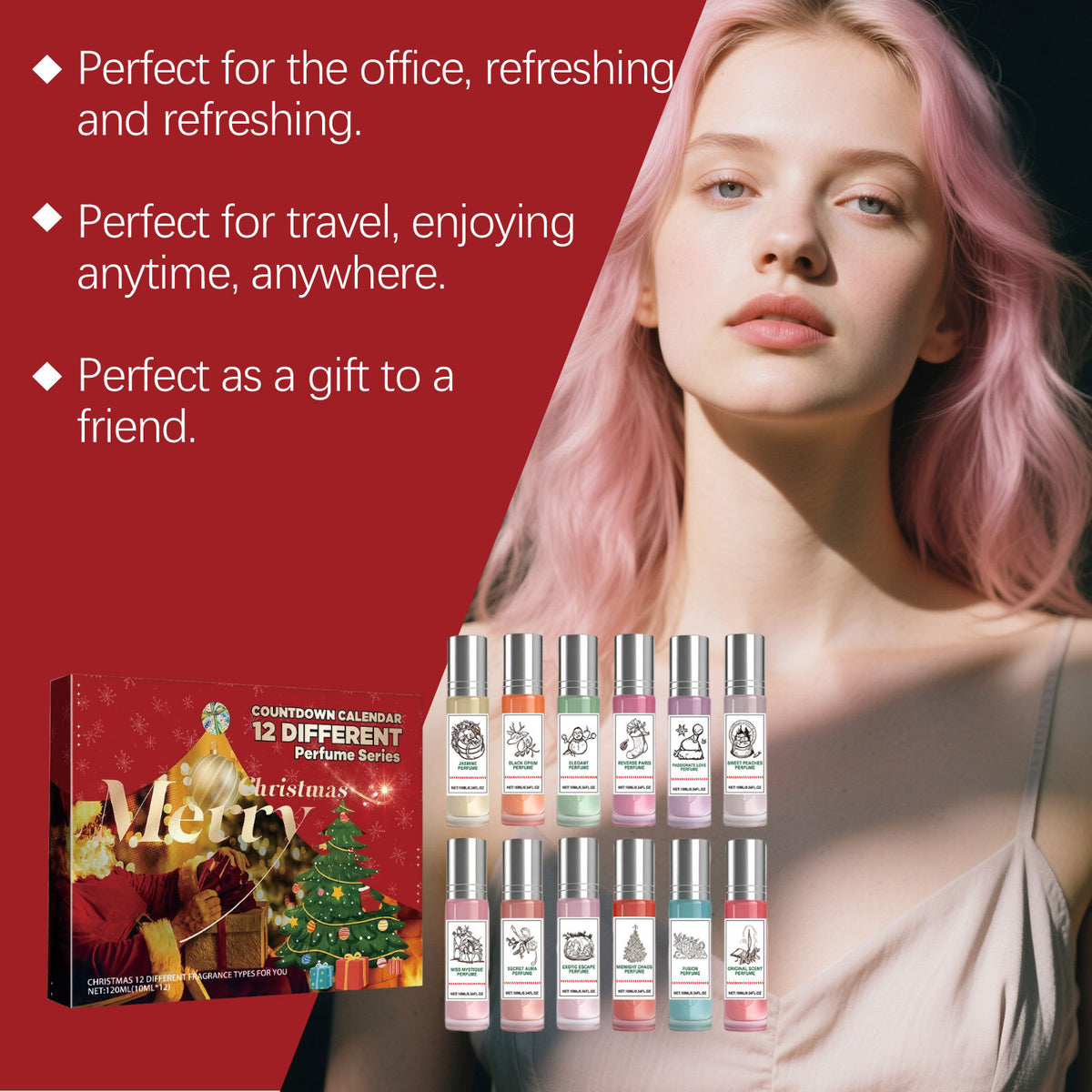 12-Day Perfume Mini Countdown — Floral & Fruity Scents