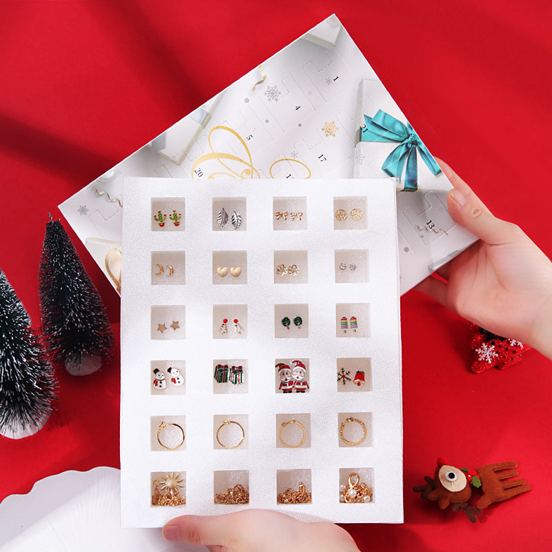 Ready Jewelry Blind Box Advent — Earrings Necklace Ring Set