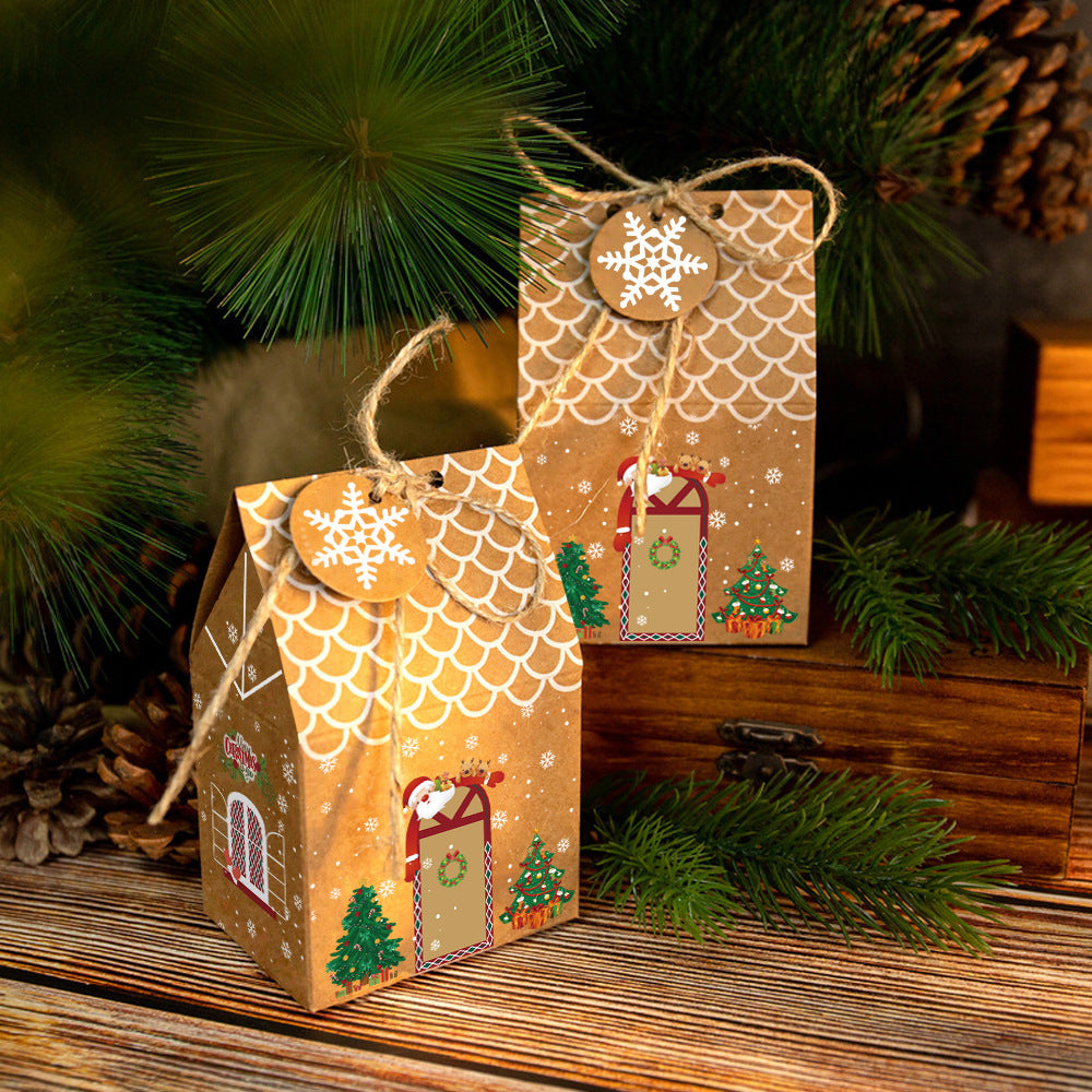 Gingerbread Kraft Boxes Advent — Fill-Your-Own Countdown