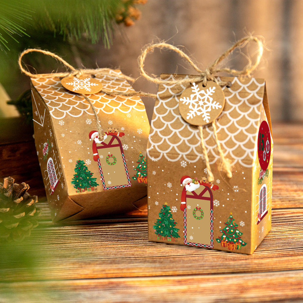 Gingerbread Kraft Boxes Advent — Fill-Your-Own Countdown