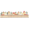 Wooden LED Advent House — 24 Drawers, Fill-Your-Own Holiday Countdown