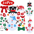 Felt Snowman DIY Advent Hanging Set — Kids Wall Decor