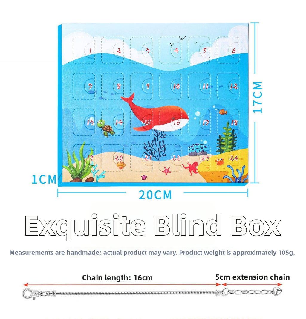 Ocean Theme DIY Bracelet Advent Calendar — 24-Day Charm Kit